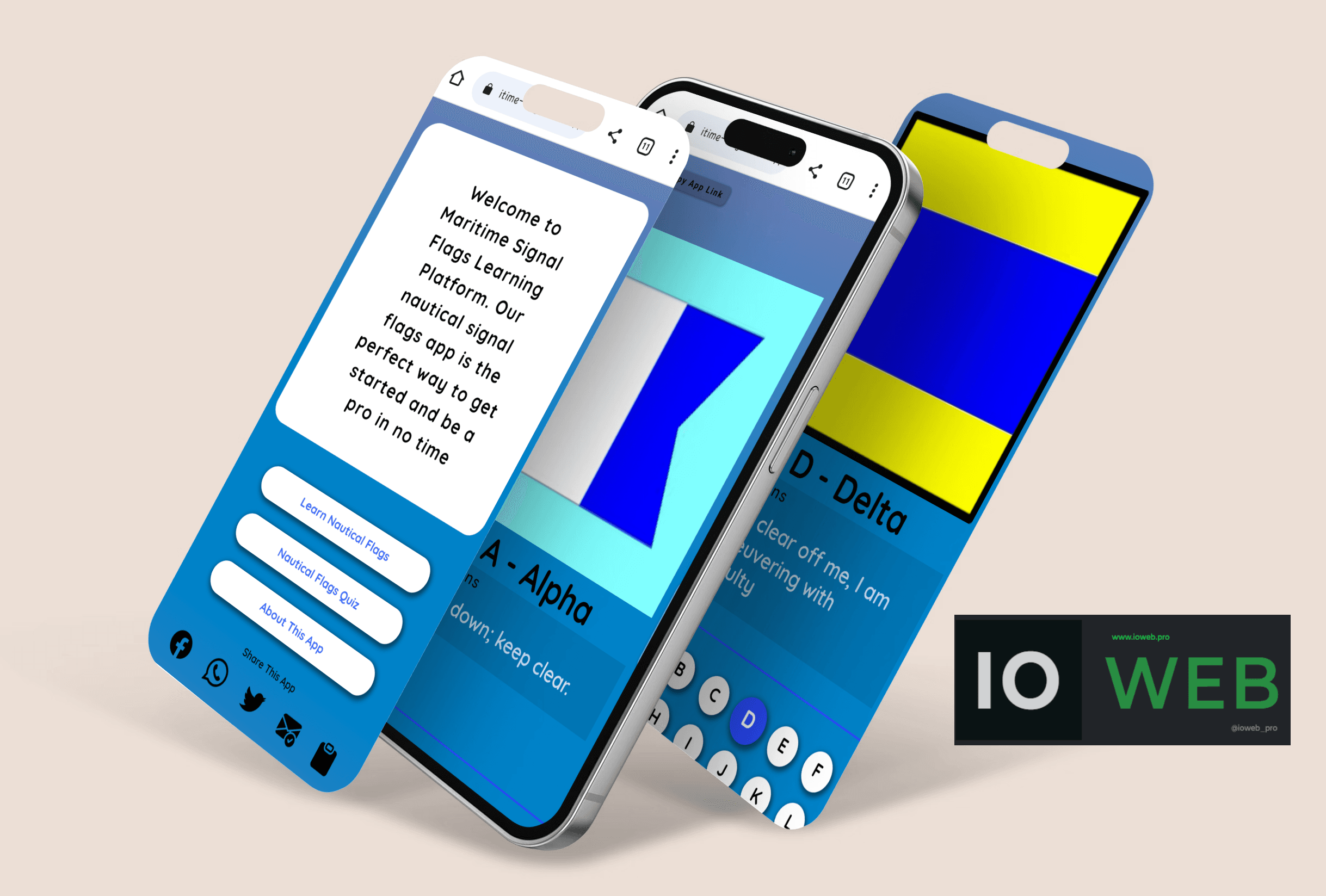 Nautical Signal Flag Web Application